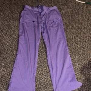 ADAR Lavender Straight Leg Women's Scrub Pants